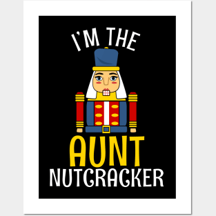 AUNT Nutcracker Matching Family Christmas Posters and Art
